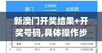 新澳门开奖结果+开奖号码,具体操作步骤指导_领航版6.722