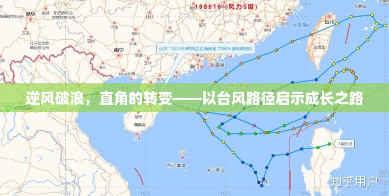 逆风破浪,直角的转变,台风路径揭示成长之路的启示