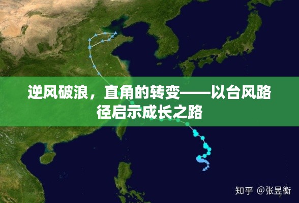 逆风破浪,直角的转变,台风路径揭示成长之路的启示