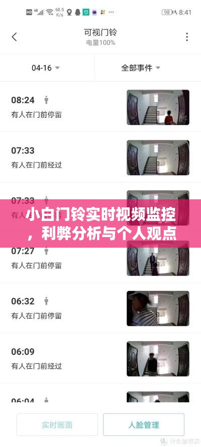 小白门铃实时视频监控,利弊分析与个人看法