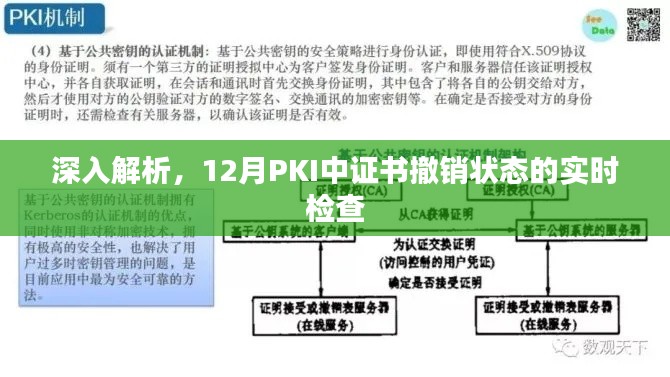 实时检查证书撤销状态,深入解析12月PKI机制