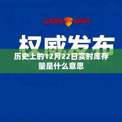 历史上的实时库存量解析,揭秘12月22日数据背后的意义