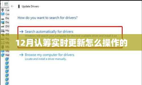 12月认筹实时更新操作指南