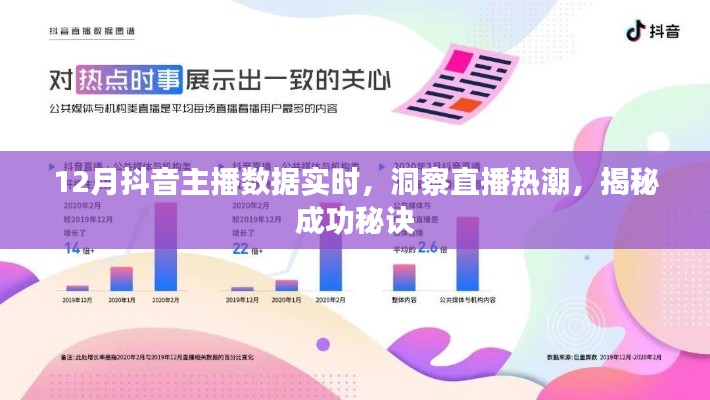 抖音主播数据实时洞察,揭秘直播热潮成功秘诀