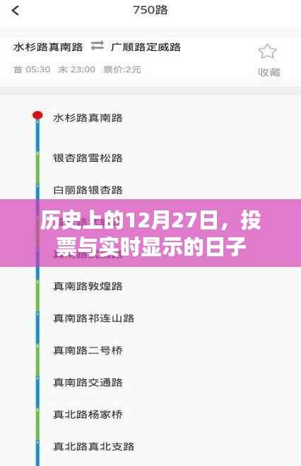 历史上的重要时刻,投票与实时显示的日子