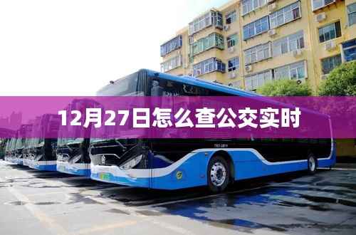 12月27日公交实时查询攻略