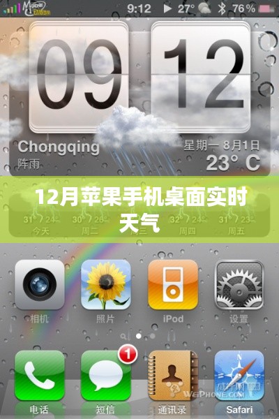 12月苹果实时天气桌面显示