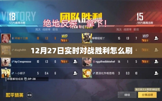 12月27日实时对战胜利攻略,高效刷胜技巧