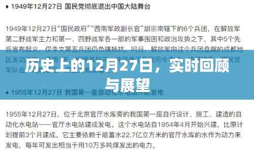 历史上的大事件,12月27日的回顾与展望