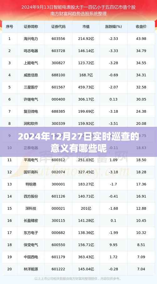 实时巡查的意义与重要性,提升监管效率,保障公共安全