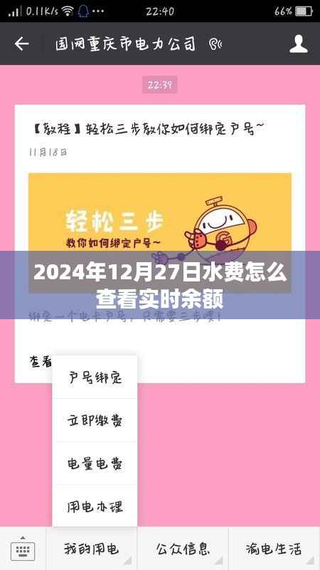 2024年水费实时余额查询指南