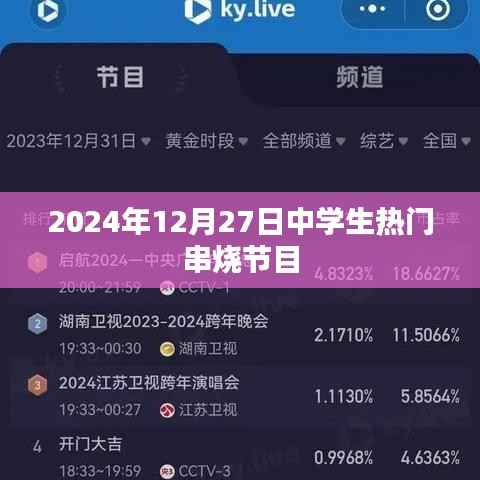 中学生串烧盛宴,青春旋律舞动2024年冬季舞台