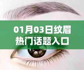 时尚纹眉趋势热议，热门话题入口