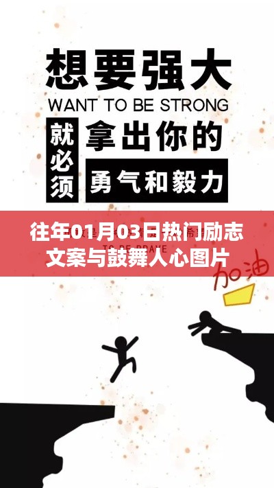 励志鼓舞人心,历年一月三日热门文案与图片分享