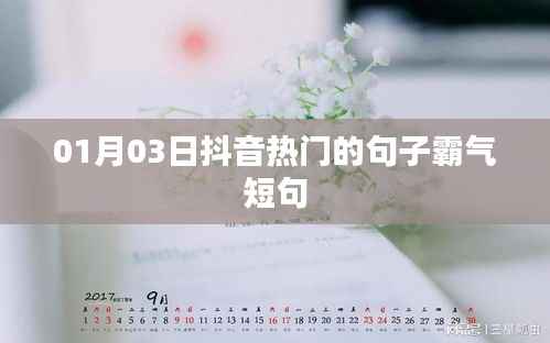 抖音热门霸气短句精选，新年新气象，霸气侧漏！