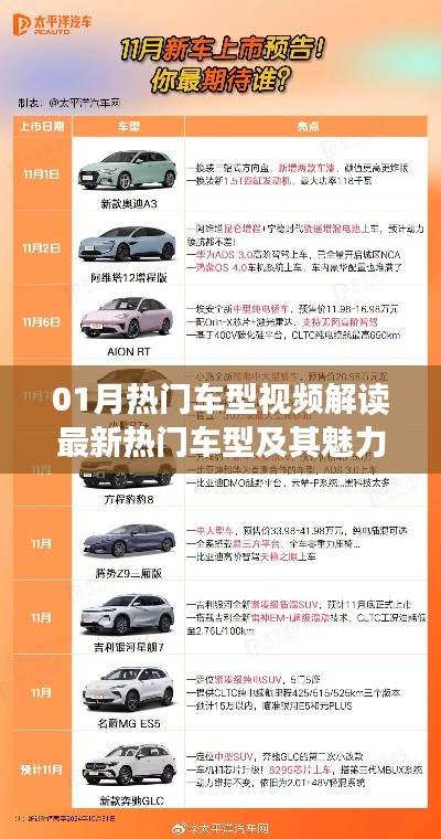 最新热门车型视频解读,魅力车型一月速览