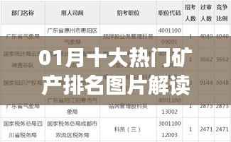 最新矿产热门榜单解读,一月份十大矿产排名图片全解析