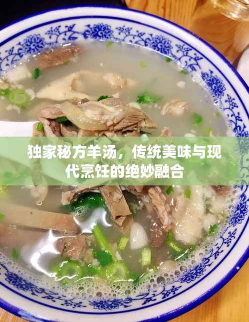 独家秘方羊汤,传统美味与现代烹饪的绝妙融合