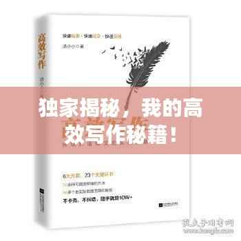 独家揭秘,我的高效写作秘籍!