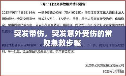 突发带伤,突发意外受伤的常规急救步骤