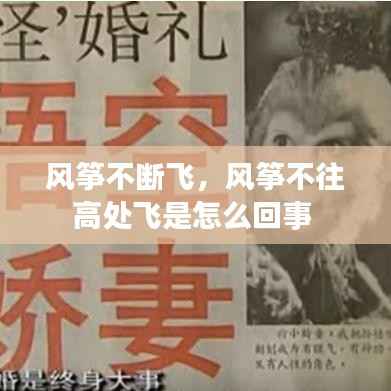 风筝不断飞,风筝不往高处飞是怎么回事