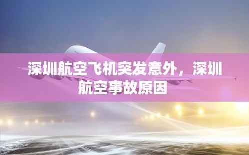 深圳航空飞机突发意外,深圳航空事故原因