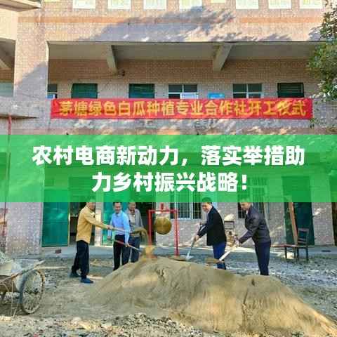 农村电商新动力,落实举措助力乡村振兴战略!