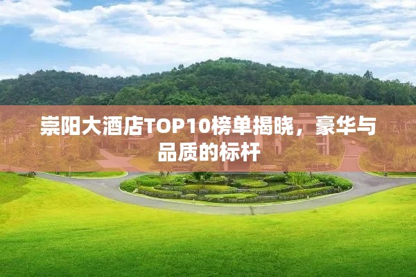 崇阳大酒店TOP10榜单揭晓,豪华与品质的标杆