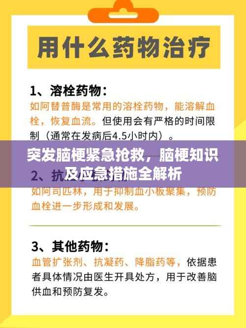 突发脑梗紧急抢救，脑梗知识及应急措施全解析
