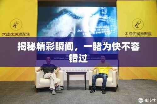 揭秘精彩瞬间,一睹为快不容错过