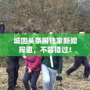 城固头条网独家新闻报道,不容错过!