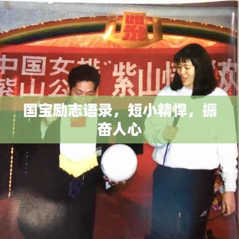 国宝励志语录,短小精悍,振奋人心