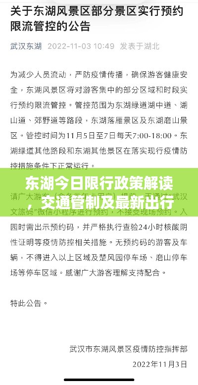 东湖今日限行政策解读，交通管制及最新出行安排通知