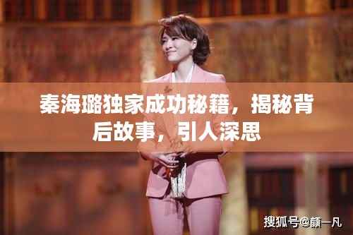 秦海璐独家成功秘籍,揭秘背后故事,引人深思