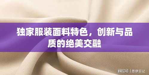 独家服装面料特色,创新与品质的绝美交融