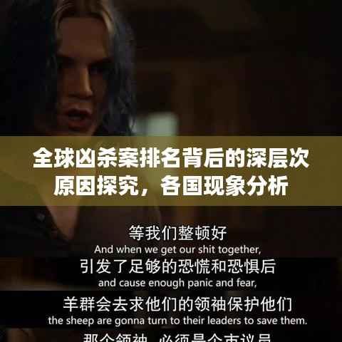 全球凶杀案排名背后的深层次原因探究,各国现象分析