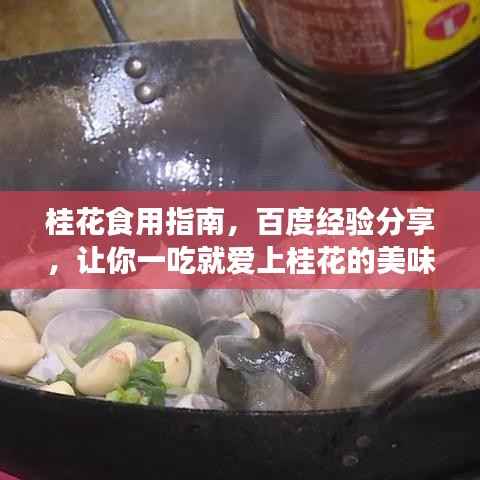 桂花食用指南,百度经验分享,让你一吃就爱上桂花的美味