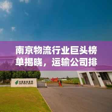 南京物流行业巨头榜单揭晓,运输公司排名及解读