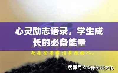 心灵励志语录，学生成长的必备能量