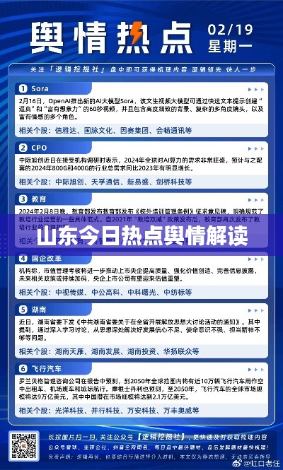 山东今日热点舆情解读