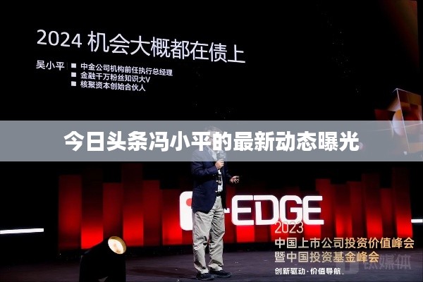 今日头条冯小平的最新动态曝光