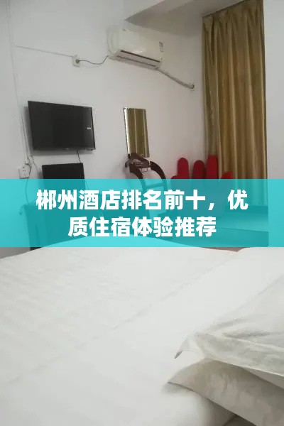 郴州酒店排名前十,优质住宿体验推荐
