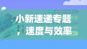 小新速递专题，速度与效率的极致融合