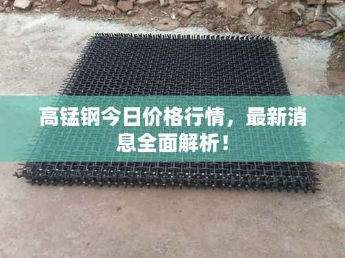 高锰钢今日价格行情，最新消息全面解析！