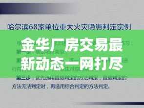 金华厂房交易最新动态一网打尽!