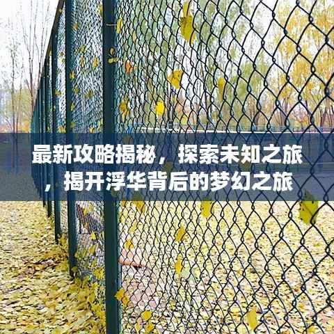 最新攻略揭秘，探索未知之旅，揭开浮华背后的梦幻之旅