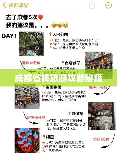 成都省钱旅游攻略秘籍