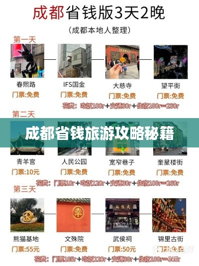 成都省钱旅游攻略秘籍