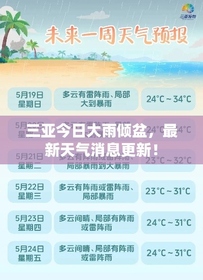 三亚今日大雨倾盆,最新天气消息更新!