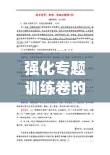 强化专题训练卷的重要性与策略应用解析